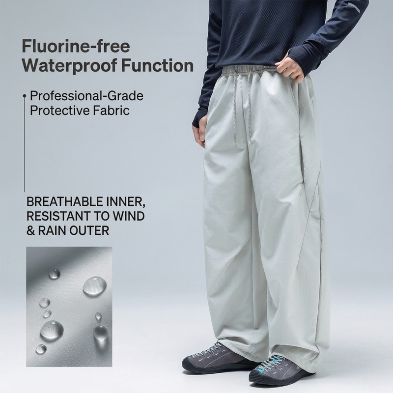 Cargo Pant Wide - Unisexowe wodoodporne spodnie softshell – przekształcalne