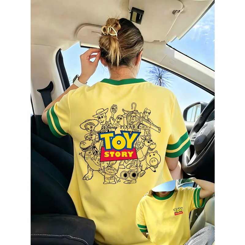 Street Fashion Logo - Damska koszulka Toy Story z okrągłym