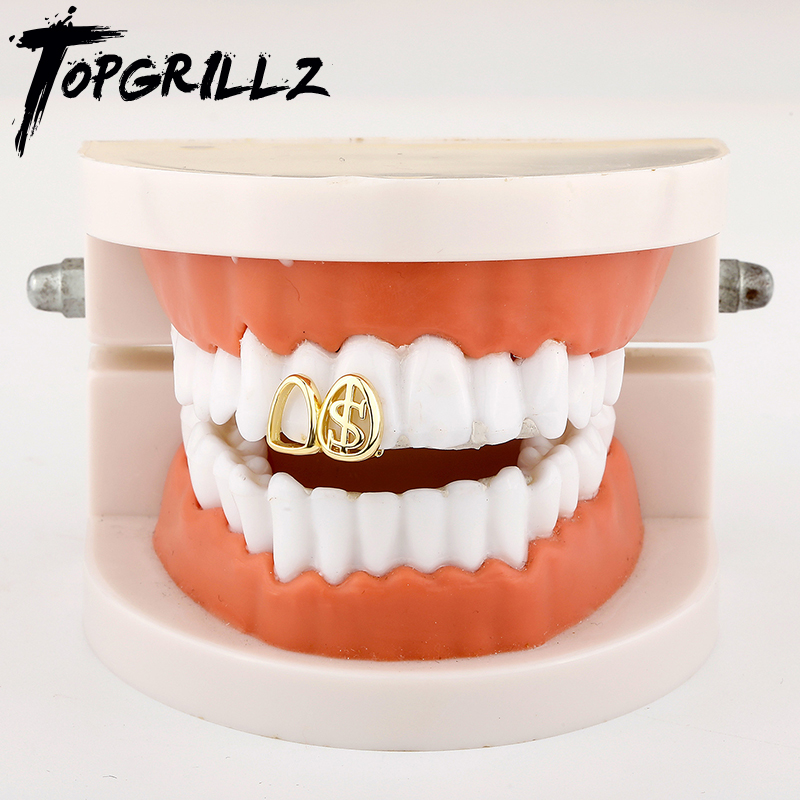 Street Fashion Loverboy Hat - TOPGRILLZ Hip Hop Podwójne Dollarowe Grillzy