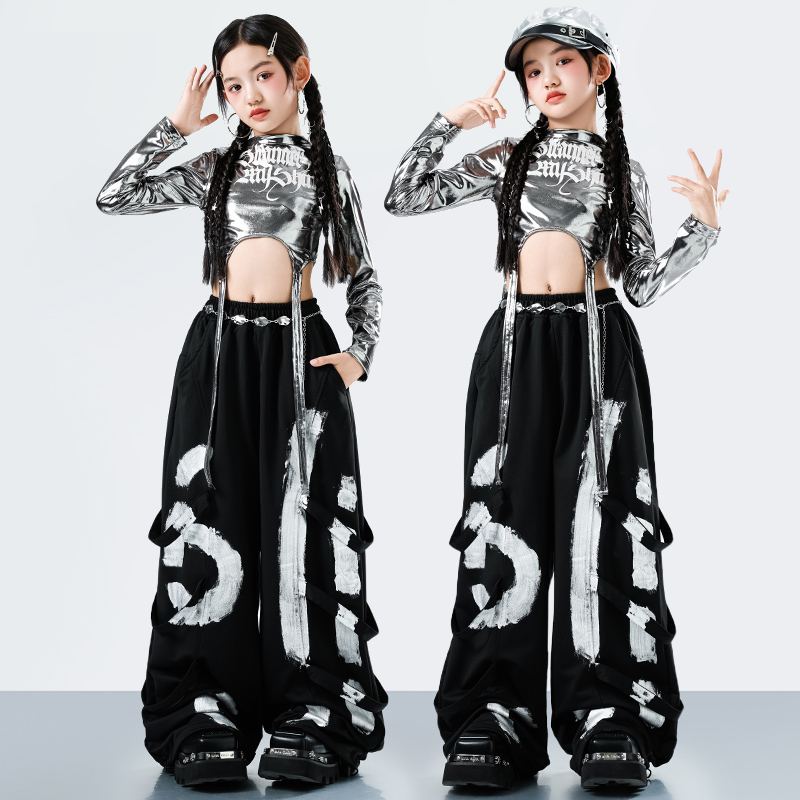 Street Fashion Kids - Koreański styl Y2K, streetwear, hip-hop, strój