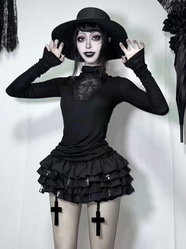 Japanese Street Fashion Female - Spódniczka mini w stylu Y2K, japońska