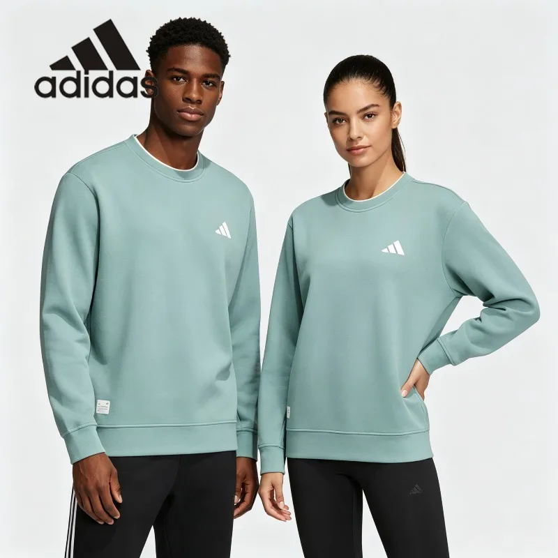 Street Fashion Adidas - Bluza adidas Oversized Sherpa Hoodie Fog