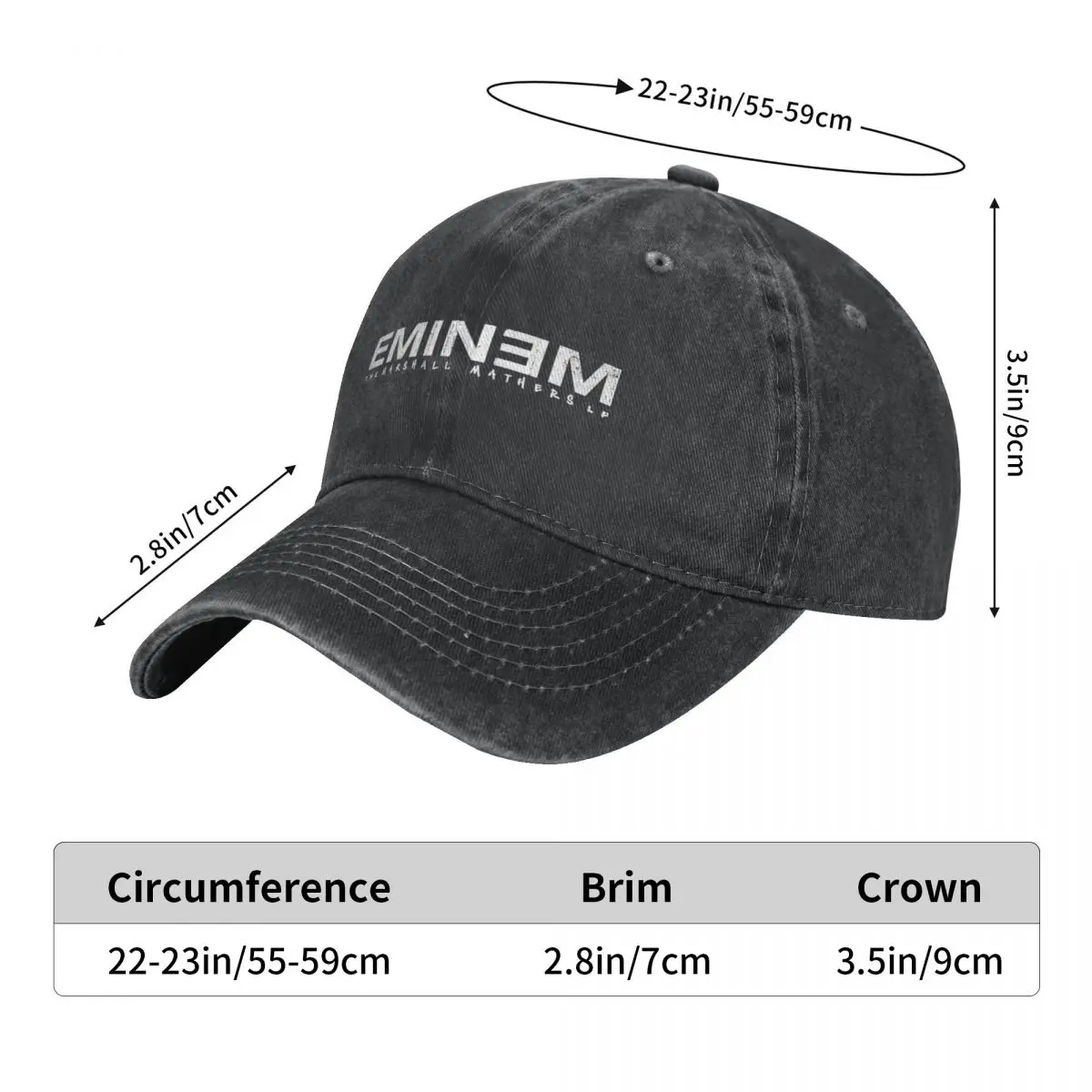 Vintage Rapper Rap God Eminem  – Street Fashion Loverboy Hat recenzja i cena