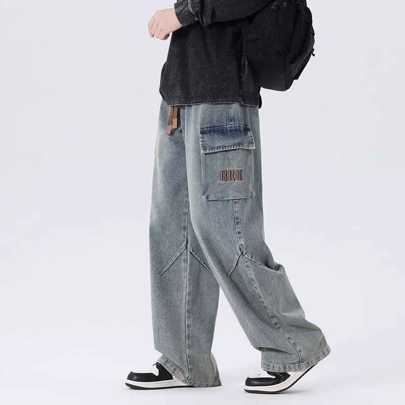 Męskie spodnie jeansowe w styl – Cargo Pant Wide recenzja i cena