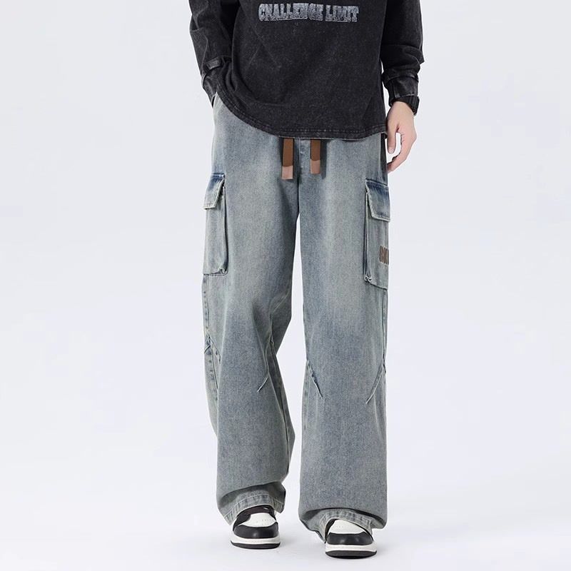 Męskie jeansy cargo z szerokim – Cargo Pant Wide recenzja i cena