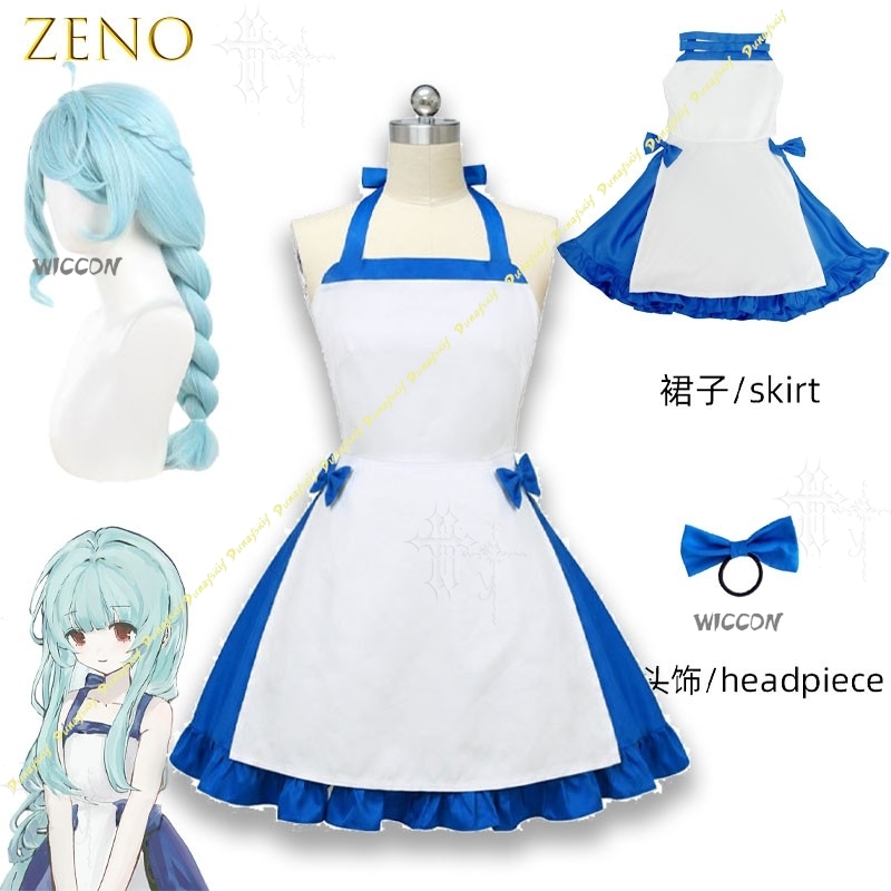 Niebieski Strój Postaci Zeno L – Japanese Street Fashion Female recenzja i cena