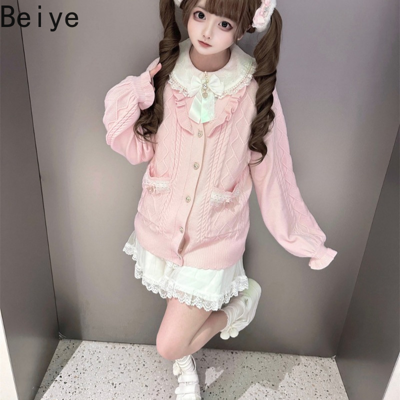 Długi, luźny sweter z długimi  – Japanese Street Fashion Female recenzja i cena