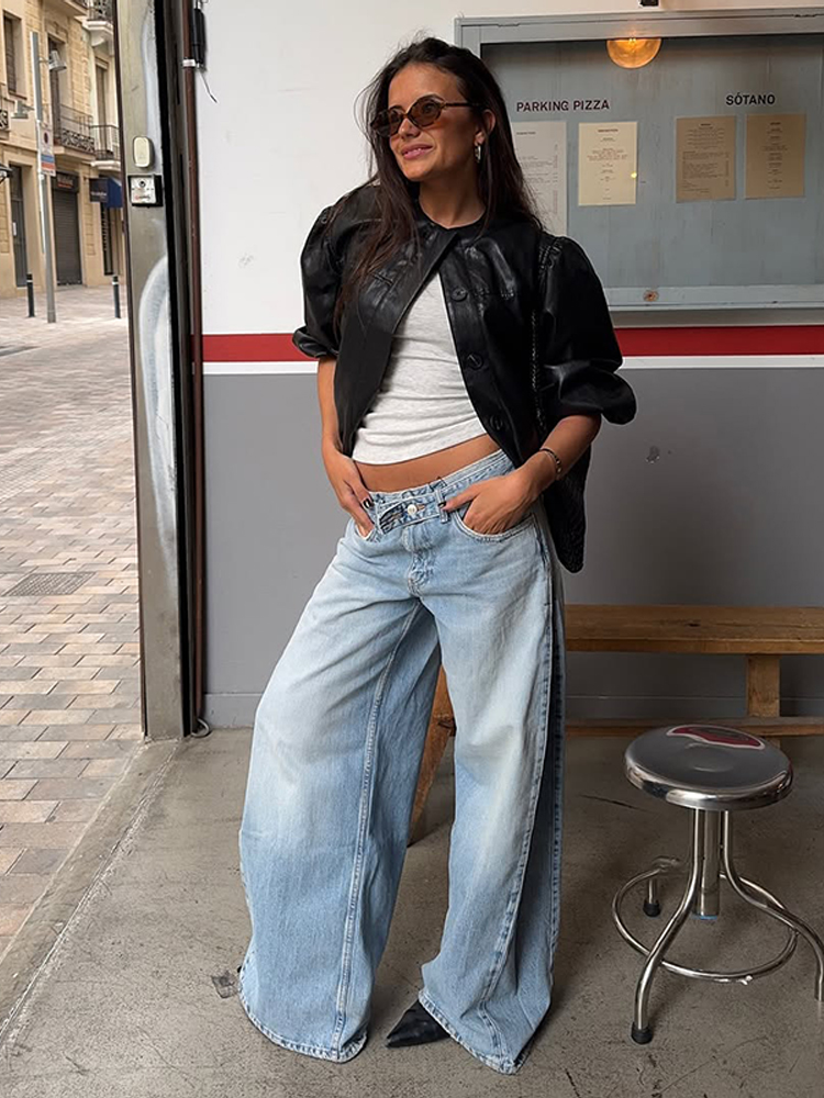 Damskie spodnie jeansowe w sty – Street Fashion Urban recenzja i cena