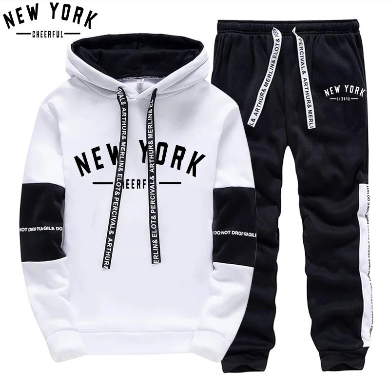 Męski zestaw/bluza z kapturem/ – Street Fashion Urban recenzja i cena