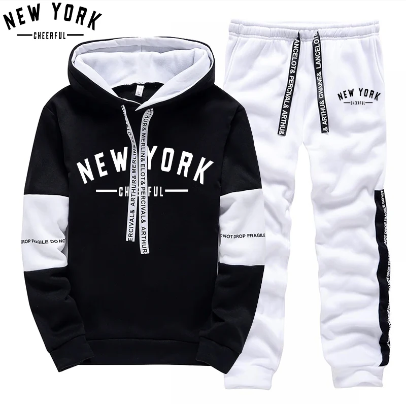 Męski zestaw/bluza z kapturem/ – Street Fashion Urban recenzja i cena
