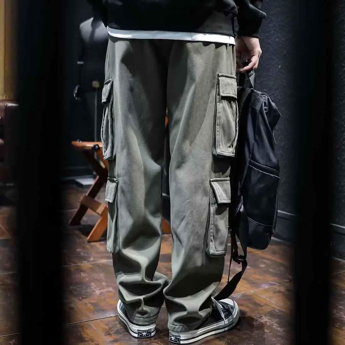 Szerokie spodnie z wieloma kie – Cargo Pant Wide recenzja i cena