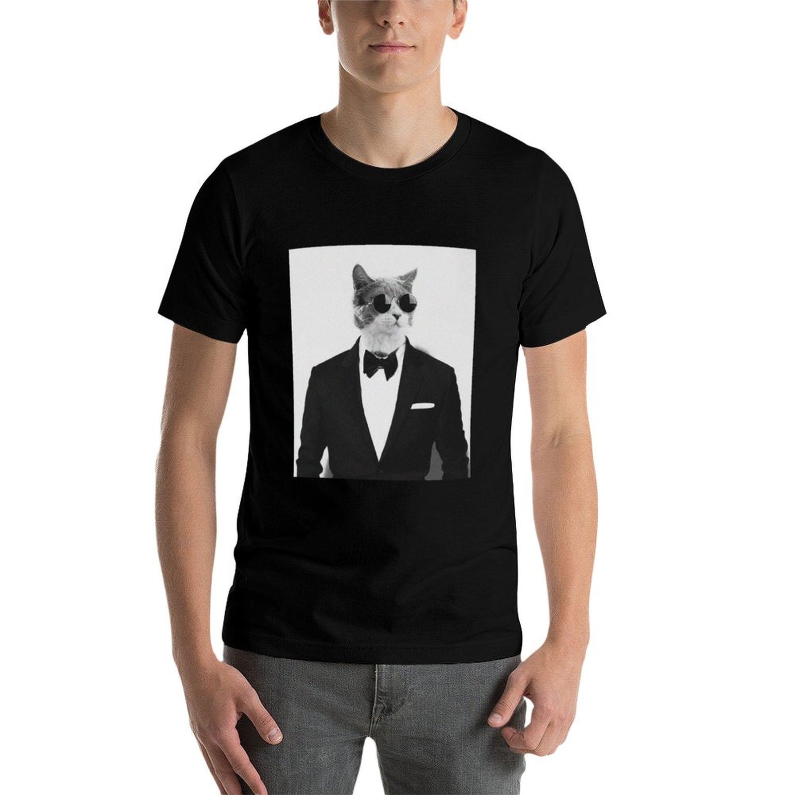 Koszulka z kotem w garniturze: – Street Fashion Quotes recenzja i cena