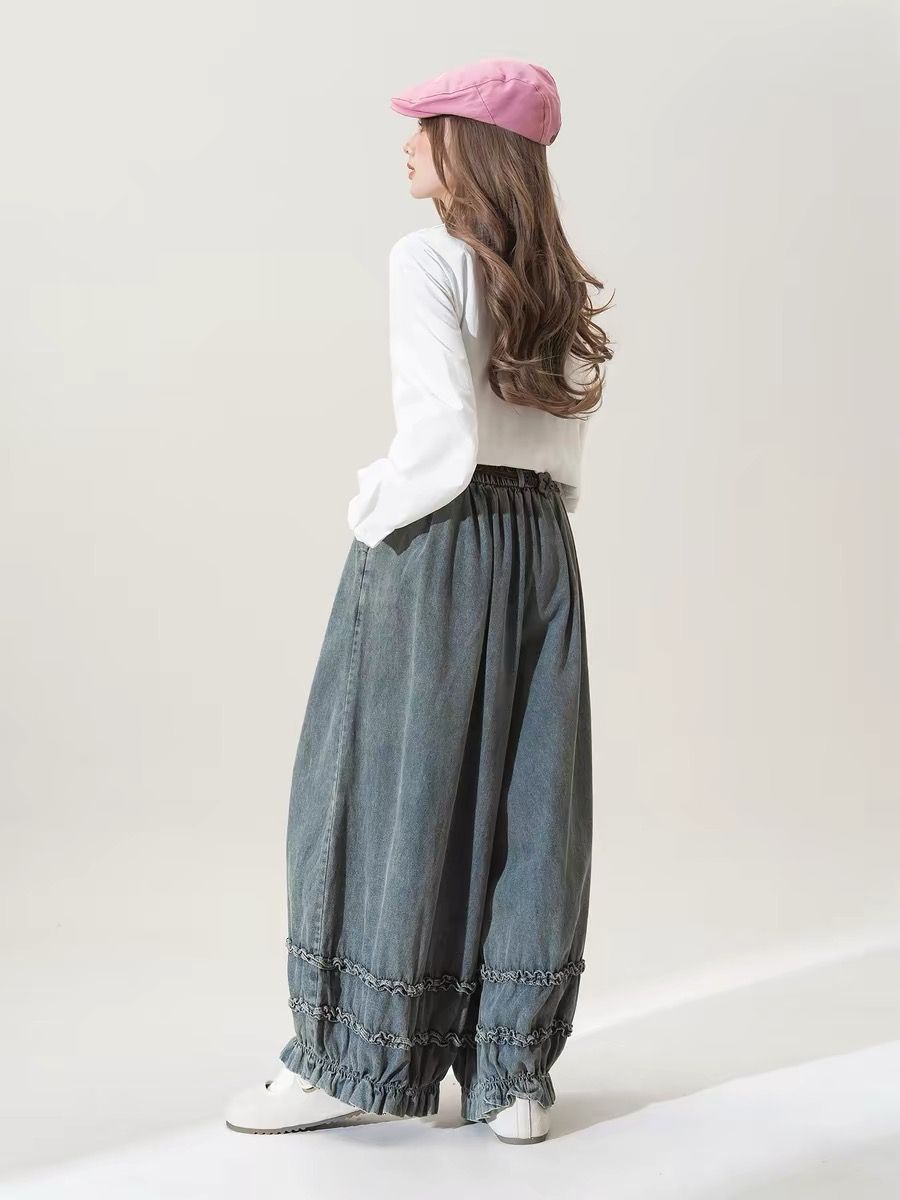 Japońskie Retro Spodnie Damski – Japanese Street Fashion Female recenzja i cena
