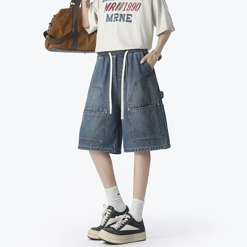 Amerykańskie modne szorty jean – Street Fashion Harajuku recenzja i cena