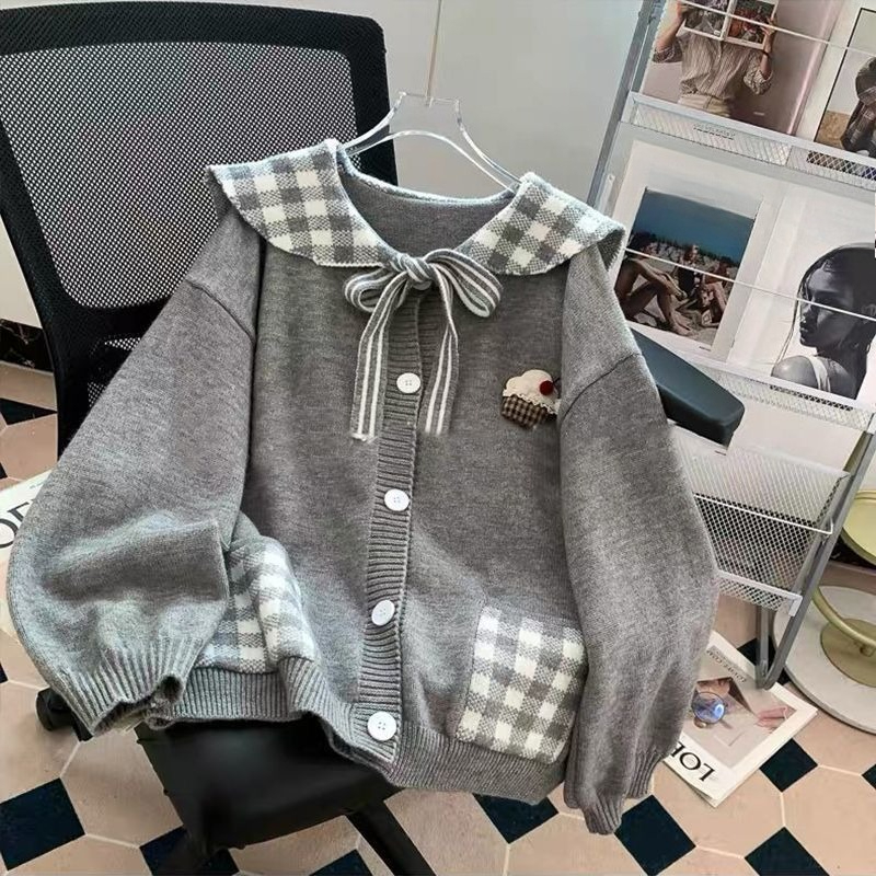 Retro słodki damski sweter z d – Japanese Street Fashion Female recenzja i cena