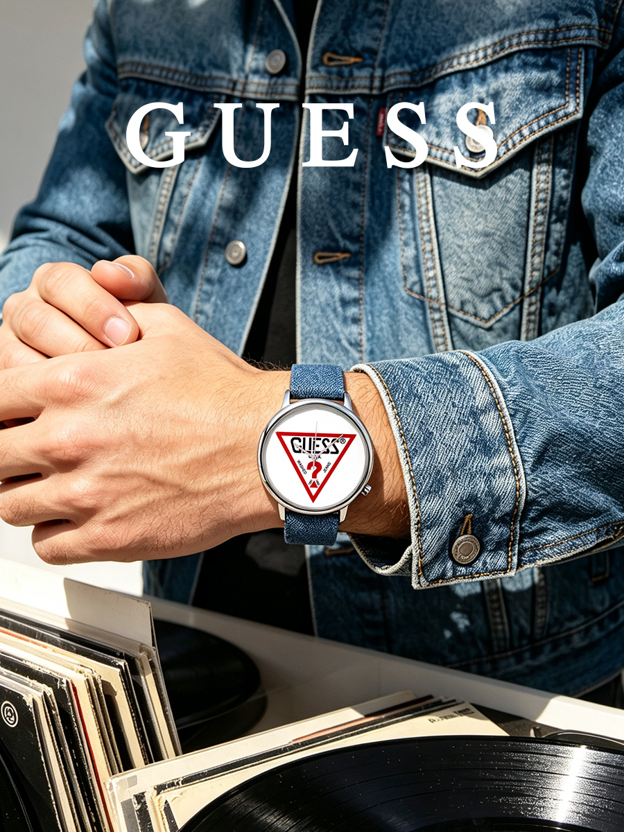 Zegarek Unisex Guess, niebiesk – Street Fashion Logo recenzja i cena